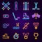 Sports Neon Icons
