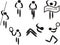 Sports pictograms