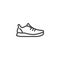 Sports shoes line icon