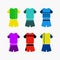 Sports uniforms for teams, team shirts, sports team uniforms, soccer team shirts