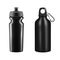 Sports water bottles on white background.