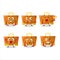 A sporty orange binder clip boxing athlete cartoon mascot design