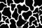 Spot cow texture pattern black and white color wallpaper Drawing Illustration from digital program technique in computer