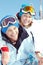 Spouses skiers