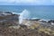 Spouting Horn blowhole, Poipu, Kauai, Hawaii