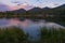 Sprague Lake at Sunset