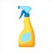 Spray Bottle, Cleaning Aerosol. Flat Vector Icon illustration