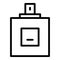 Spray bottle fragrance icon, outline style