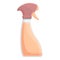 Spray bottle icon cartoon vector. Water plastic