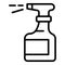 Spray bottle icon outline vector. Clean liquid