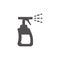 Spray bottle. Vector illustration decorative design