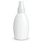 Spray Cosmetic Perfume, Deodorant, Freshener Or Medical Antiseptic Drugs Plastic Bottle White.