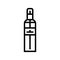 spray fragrance bottle perfume line icon vector illustration