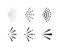 Spray icon set. Spray water symbol. Icons black colored isolated on white background. Vector