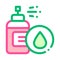 Spray Lotion Drop Cosmetic Vector Thin Line Icon