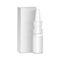 Spray Nasal or Eye Antiseptic Drugs. White Plastic Bottle With Box.