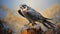 Spray Painted Peregrine Falcon: Textural Realism With Photorealistic Detail