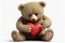 Spread some love with this cute toy brown teddy bear - Generative AI