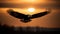 Spread wings in mid air, majestic bald eagle symbol of freedom generated by AI