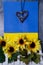 Spreading peace and love to the Ukrainians with sunflower for sunshine, and PEACE to all