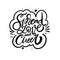 Spreed Love and Cheer. Hand drawn black color typography poster. Motivation lettering phrase.