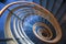 Sprial staircase forming a beautiful swirling pattern