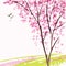 Spring blooming tree