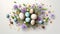 Spring blooms and colorful quail eggs in stunning Easter arrangement