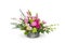 Spring Bouquet of Flowers in Rustic Metal Container - Floral Arrangement by Florist - Flower Shop - Tulips, Daisies, Roses