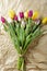 Spring bouquets of tulip