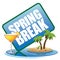 Spring break icon