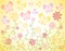 Spring Butterflies And Flowers Background