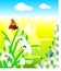 Spring butterfly vector