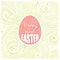 Spring Card. The Lettering - Happy Sweet Easter. Easter Design. Handwritten Swirl Pattern.