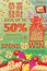 Spring Chinese New Year green sale template