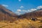 Spring on Circum-Baikal Road to the south of Lake Baikal