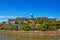 Spring cityscape of Budapest with Danube River and Buda Castle