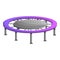 Spring coil trampoline icon, cartoon style