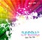 Spring Colorful Explosion of colors background for your party flyers