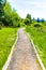 Spring is Coming Green Gravel Path