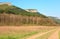 Spring Crimean mountain landscape