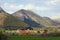 Spring day in mountains. Montenegro, Lovcen National Park, Njegusi village