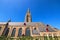 A spring day view of the beautiful, medieval Church of Our Lady in Bruges dutch: Brugge, Belgium