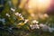 Spring\\\' Delightful Background AI Generated Illustration