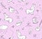 Spring doodles seamless pattern