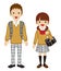 Spring fashion Student Couple -cardigan sweater