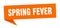 spring fever banner. spring fever speech bubble.