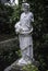 Spring figure statue. Heritage marble statuary at the Royal Botanic Gardens, Sydney