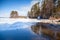 Spring Finnish landscape, Saimaa lake