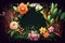 Spring flower background , concept of Floral mood, created with Generative AI technology